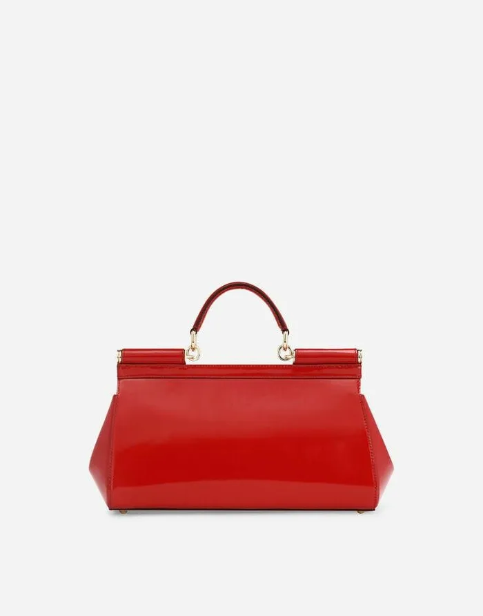 Dolce and Gabbana Handbags WomenChildren Elongated Sicily Handbag Red Dolce and Gabbana Handbags WomenChildren Elongated Sicily Handbag Red