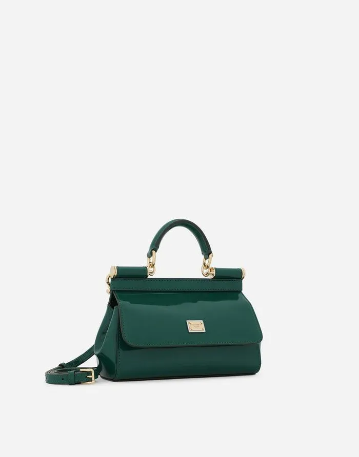 Dolce and Gabbana Handbags Women Small Sicily Handbag Green Dolce and Gabbana Handbags Women Small Sicily Handbag Green