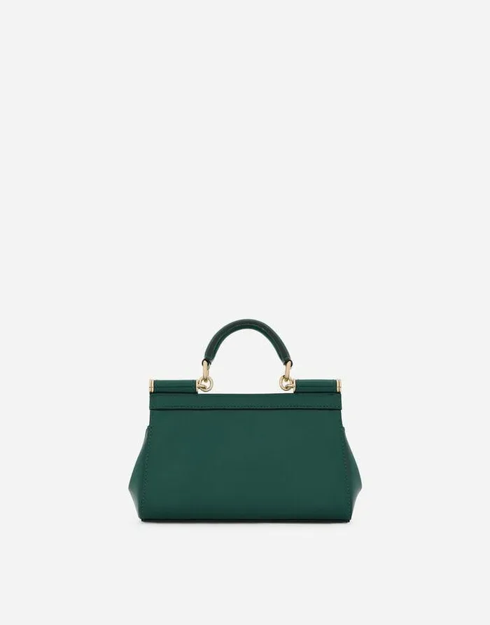 Dolce and Gabbana Handbags Women Small Sicily Handbag Green Dolce and Gabbana Handbags Women Small Sicily Handbag Green