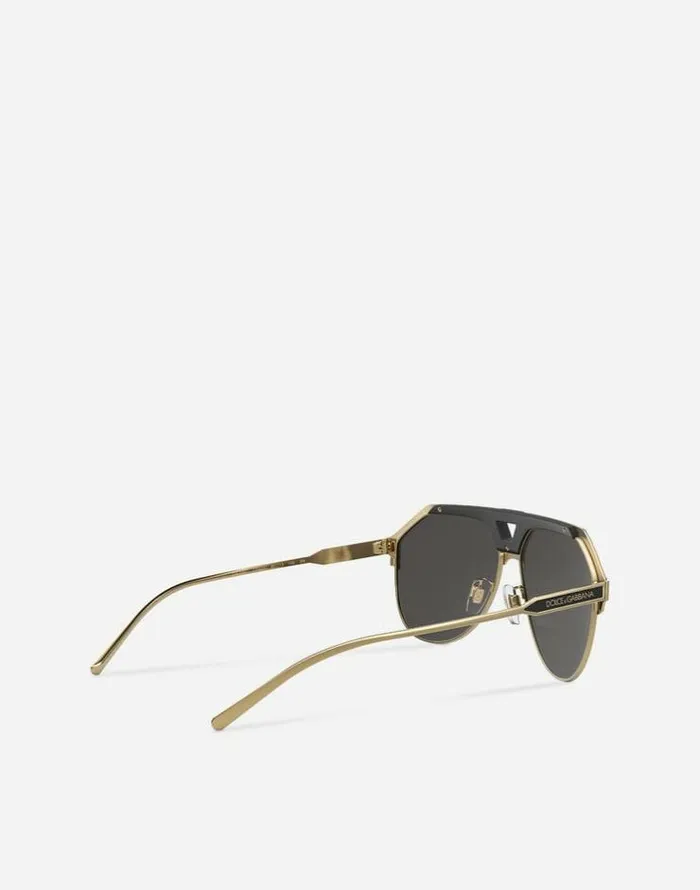 Dolce and Gabbana Icons Men Miami Sunglasses Gold