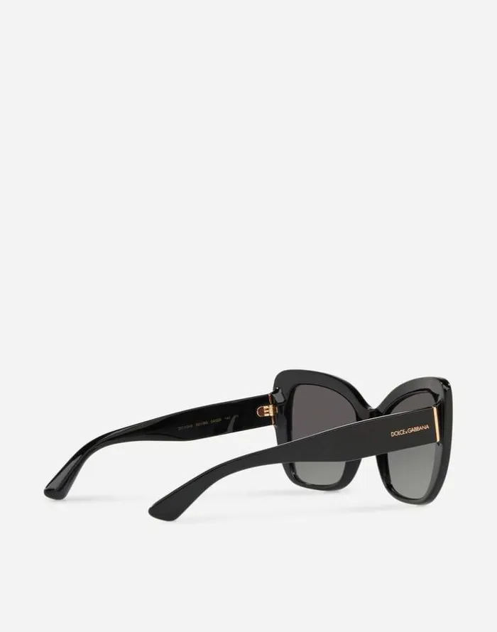 Dolce and Gabbana Icons Women Halfprint Sunglasses Black Dolce and Gabbana Icons Women Halfprint Sunglasses Black