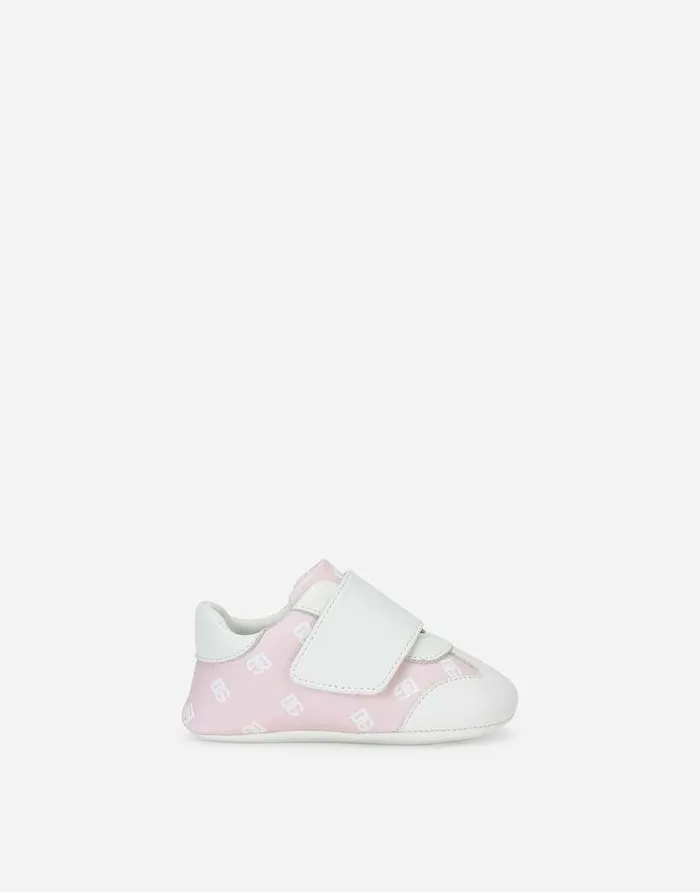 Dolce and Gabbana Newborn Shoes 1620 Children Nappa Leather Newborn Sneakers With DGlogo Print White Dolce and Gabbana Newborn Shoes 1620 Children Nappa Leather Newborn Sneakers With DGlogo Print White