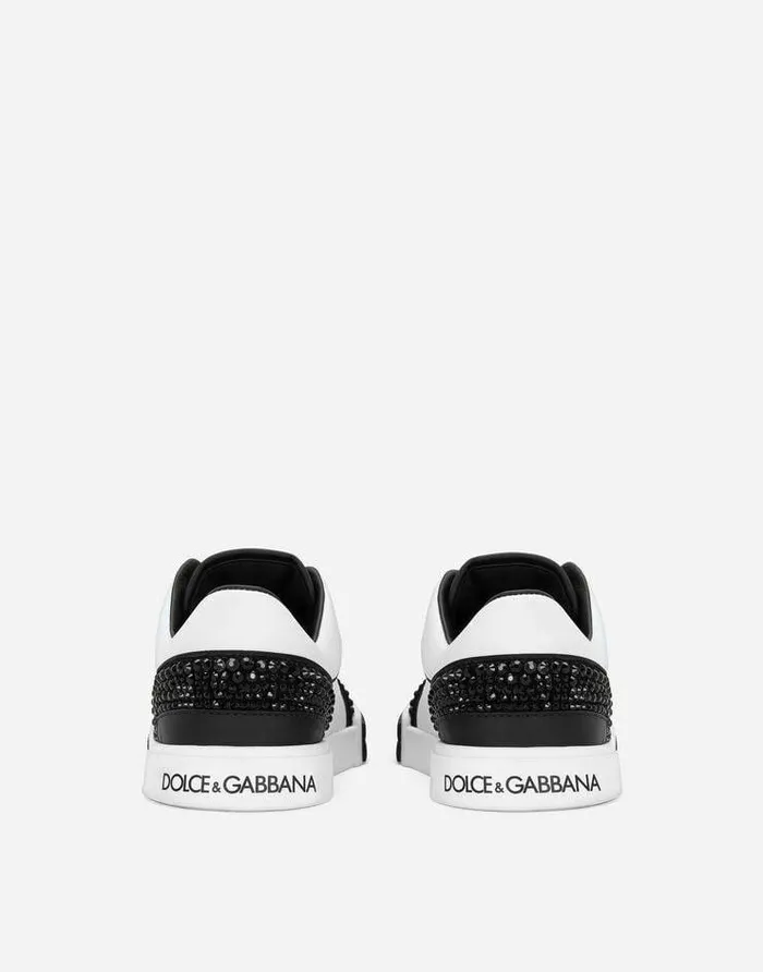 Dolce and Gabbana Shoes 2438 Children Calfskin New Roma Lowtop Sneakers Multicolor