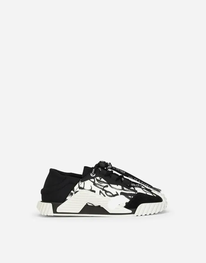 Dolce and Gabbana Shoes 2438 Children Logoprint Canvas NS1 Slipon Sneakers Multicolor Dolce and Gabbana Shoes 2438 Children Logoprint Canvas NS1 Slipon Sneakers Multicolor