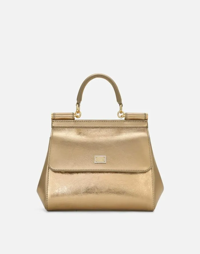 Dolce and Gabbana Shoulder And Crossbody Bags WomenChildren Medium Sicily Handbag Gold Dolce and Gabbana Shoulder And Crossbody Bags WomenChildren Medium Sicily Handbag Gold