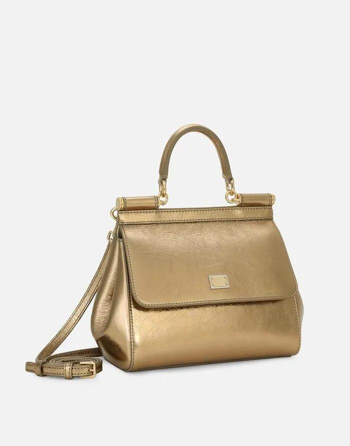 Dolce and Gabbana Shoulder And Crossbody Bags WomenChildren Medium Sicily Handbag Gold Dolce and Gabbana Shoulder And Crossbody Bags WomenChildren Medium Sicily Handbag Gold