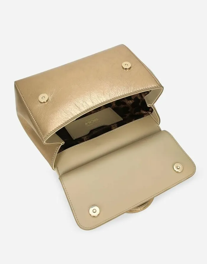 Dolce and Gabbana Shoulder And Crossbody Bags WomenChildren Medium Sicily Handbag Gold Dolce and Gabbana Shoulder And Crossbody Bags WomenChildren Medium Sicily Handbag Gold