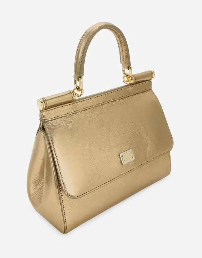 Dolce and Gabbana Shoulder And Crossbody Bags WomenChildren Medium Sicily Handbag Gold Dolce and Gabbana Shoulder And Crossbody Bags WomenChildren Medium Sicily Handbag Gold