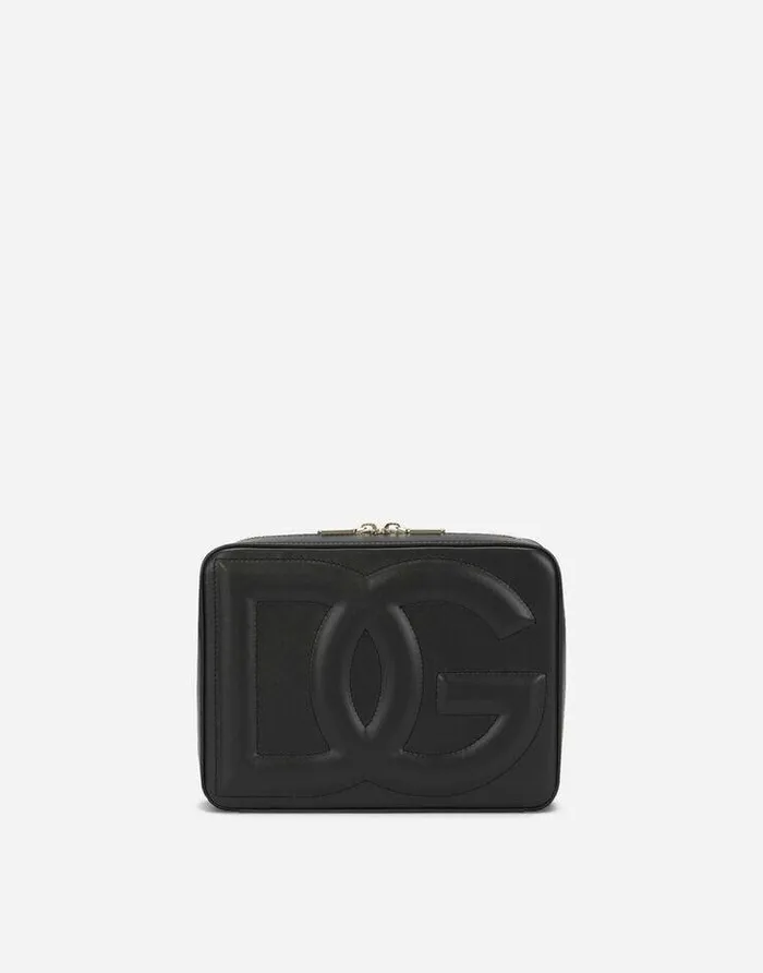 Dolce and Gabbana Shoulder And Crossbody Bags Women Medium Calfskin DG Logo Bag Camera Bag Black Dolce and Gabbana Shoulder And Crossbody Bags Women Medium Calfskin DG Logo Bag Camera Bag Black