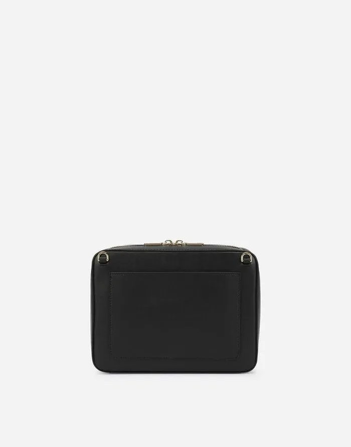 Dolce and Gabbana Shoulder And Crossbody Bags Women Medium Calfskin DG Logo Bag Camera Bag Black Dolce and Gabbana Shoulder And Crossbody Bags Women Medium Calfskin DG Logo Bag Camera Bag Black