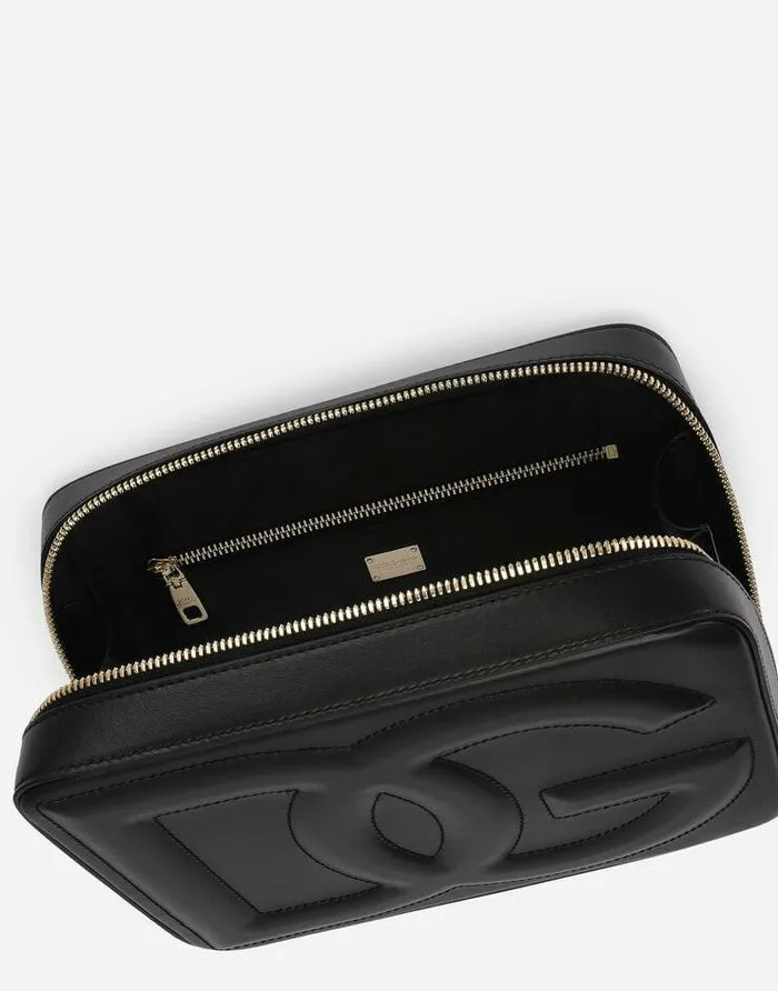 Dolce and Gabbana Shoulder And Crossbody Bags Women Medium Calfskin DG Logo Bag Camera Bag Black Dolce and Gabbana Shoulder And Crossbody Bags Women Medium Calfskin DG Logo Bag Camera Bag Black