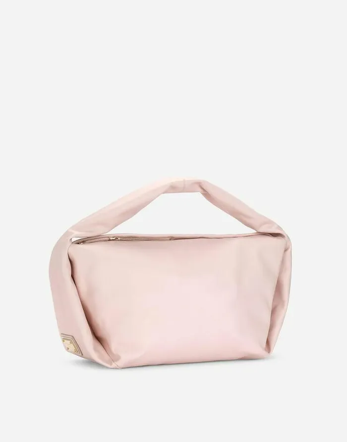 Dolce and Gabbana Shoulder And Crossbody Bags Women Medium Calfskin Soft Bag With Branded Tag Pink