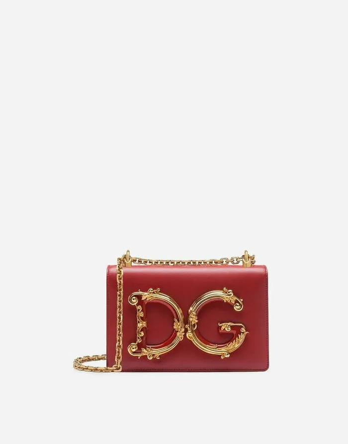 Dolce and Gabbana Shoulder And Crossbody Bags Women Nappa Leather DG Girls Bag Red Dolce and Gabbana Shoulder And Crossbody Bags Women Nappa Leather DG Girls Bag Red