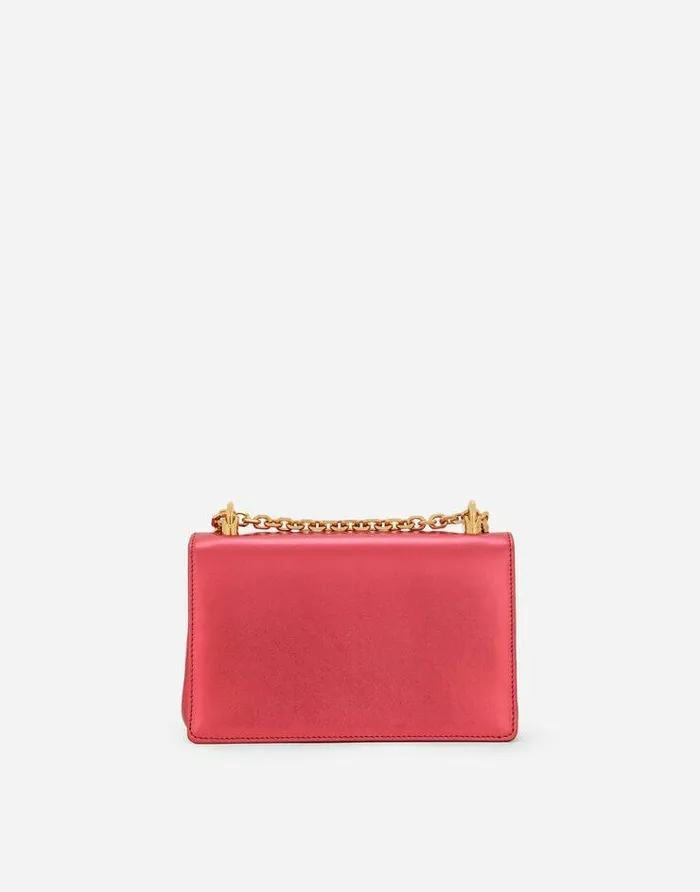 Dolce and Gabbana Shoulder And Crossbody Bags Women Nappa Mordore Leather DG Girls Bag Fuchsia Dolce and Gabbana Shoulder And Crossbody Bags Women Nappa Mordore Leather DG Girls Bag Fuchsia