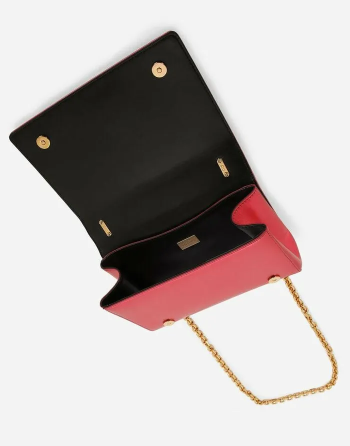 Dolce and Gabbana Shoulder And Crossbody Bags Women Nappa Mordore Leather DG Girls Bag Fuchsia Dolce and Gabbana Shoulder And Crossbody Bags Women Nappa Mordore Leather DG Girls Bag Fuchsia