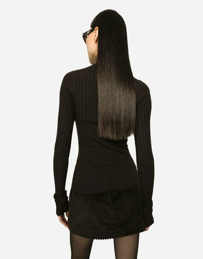 Dolce and Gabbana Sweaters And Cardigans Women Cashmere Turtleneck Sweater Brown Dolce and Gabbana Sweaters And Cardigans Women Cashmere Turtleneck Sweater Brown