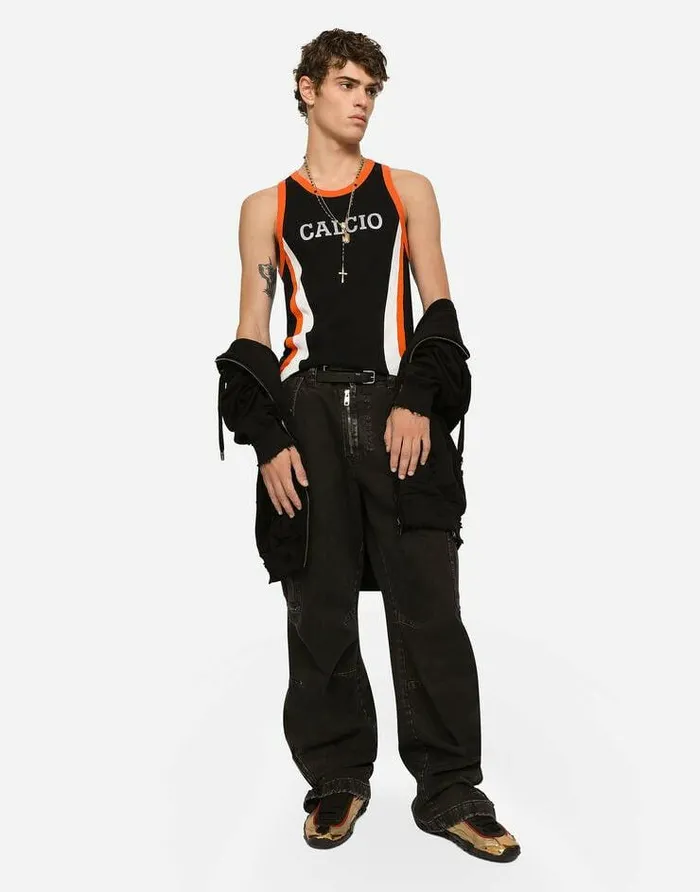 Dolce and Gabbana Trousers And Shorts Men Garmentdyed Cotton Cargo Pants Multicolor Dolce and Gabbana Trousers And Shorts Men Garmentdyed Cotton Cargo Pants Multicolor