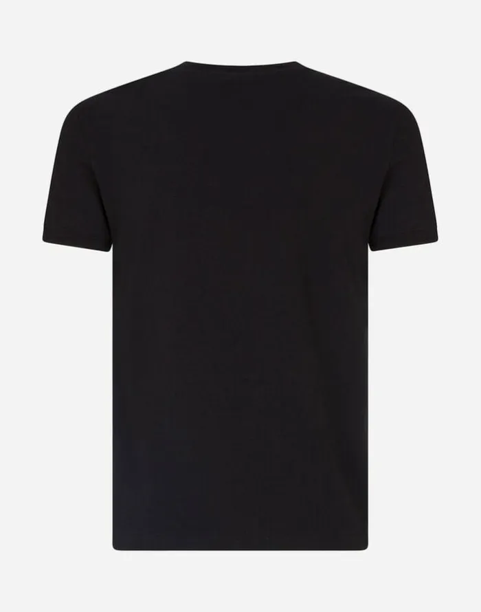 Dolce and Gabbana Underwear And Loungewear Men Bielastic Tshirt In Cotton Jersey Black Dolce and Gabbana Underwear And Loungewear Men Bielastic Tshirt In Cotton Jersey Black
