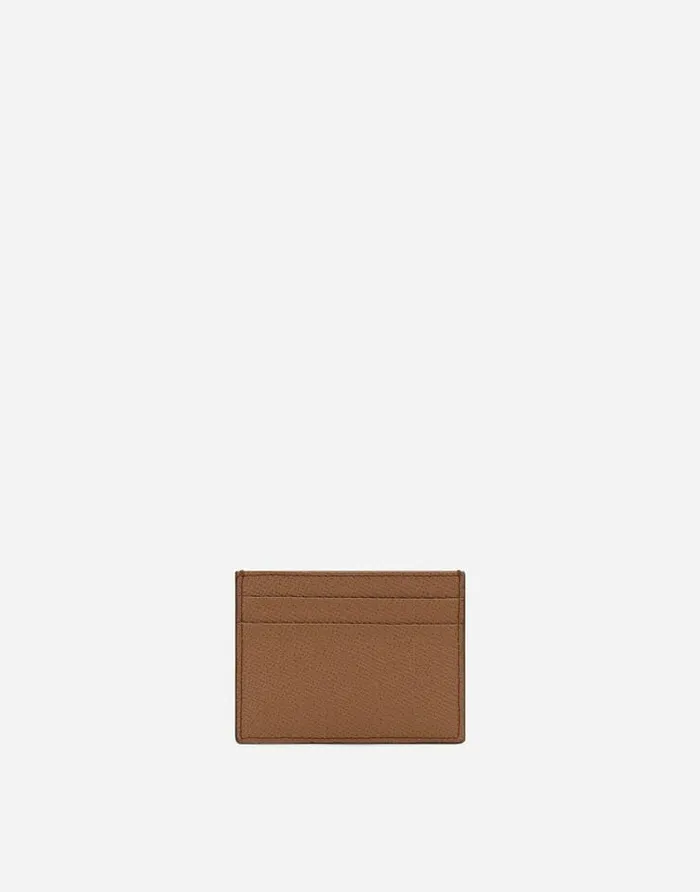 Dolce and Gabbana Wallets And Small Leather Goods Women Dauphine Calfskin Card Holder Brown Dolce and Gabbana Wallets And Small Leather Goods Women Dauphine Calfskin Card Holder Brown