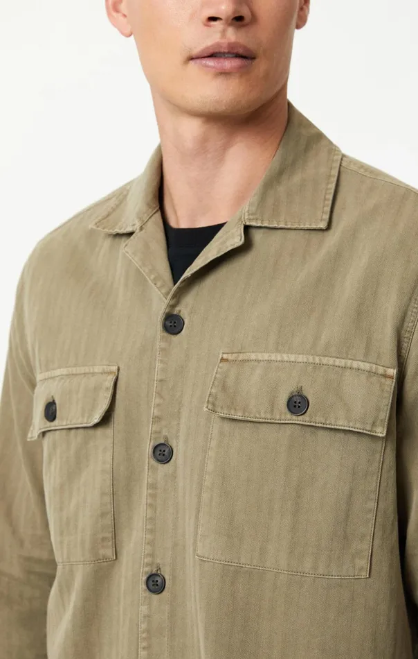 Double Pocket Overshirt In Mermaid Men Mavi Jeans Shirts Double Pocket Overshirt In Mermaid Men Mavi Jeans Shirts