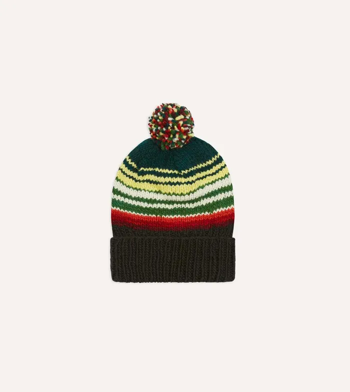 Drake039s Chamula For Drake039s Black Serape Knit Cap 8211 Accessories