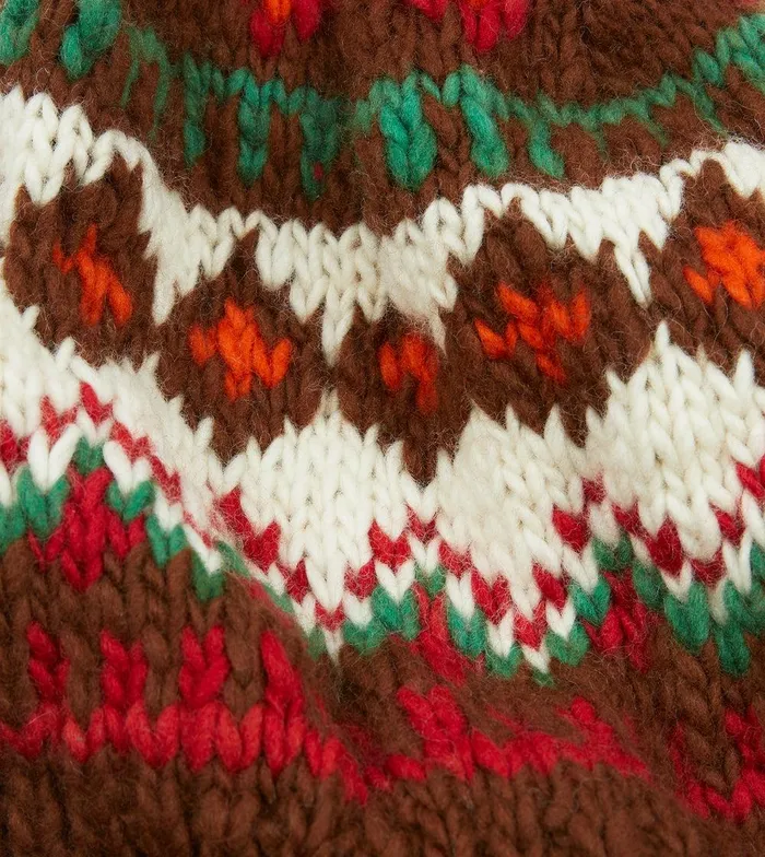 Drake039s Chamula For Drake039s Red Fairisle Merino Knit Cap 8211 Accessories