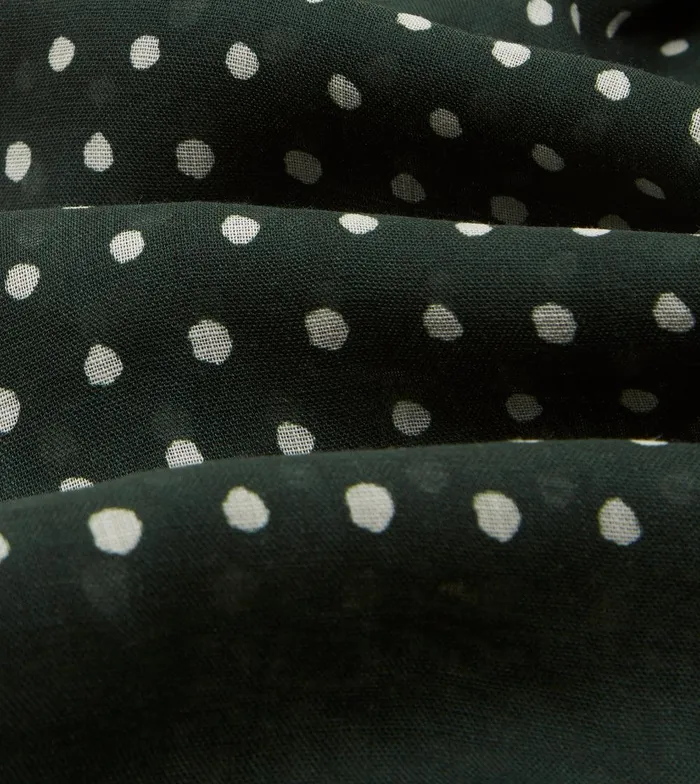 Drake039s Green Polka Dot Wool Scarf 8211 Accessories