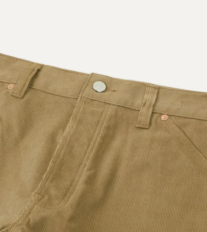 Drake039s Tobacco Japanese Selvedge Needlecord FivePocket Trousers 8211 Clothing