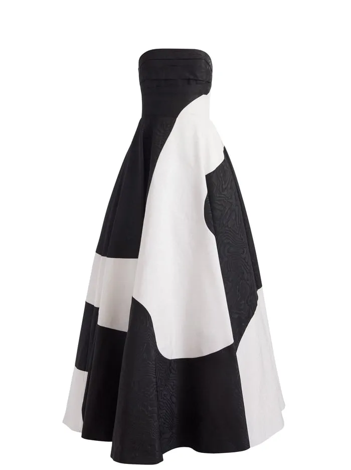 Dresses Women Alice Olivia Bridgette Maxi Gown Blackoff White