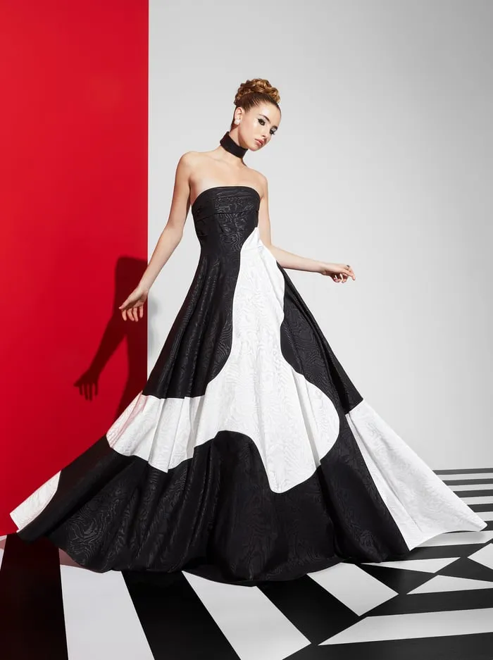 Dresses Women Alice Olivia Bridgette Maxi Gown Blackoff White