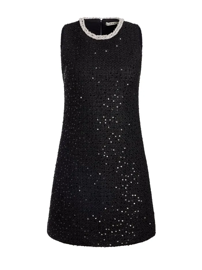 Dresses Women Alice Olivia Coley Mini Dress Black