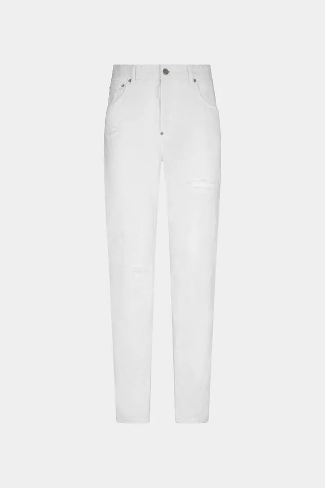 Dsquared2 Jeans Dyed Ripped 642 Jeans White 8211 Women