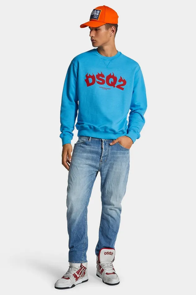 Dsquared2 Jeans Light Clean Wash Bro Jeans Navy 8211 Men
