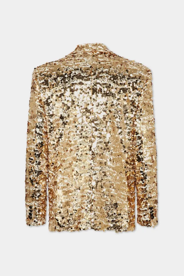 Dsquared2 Suits and Blazer Sexy Palm Beach Blazer Gold 8211 Men