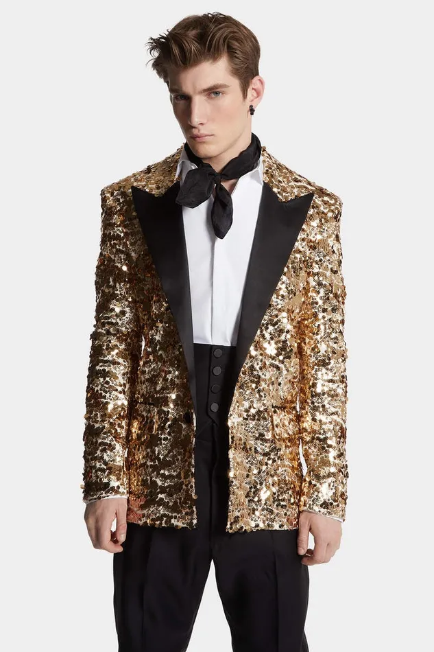 Dsquared2 Suits and Blazer Sexy Palm Beach Blazer Gold 8211 Men