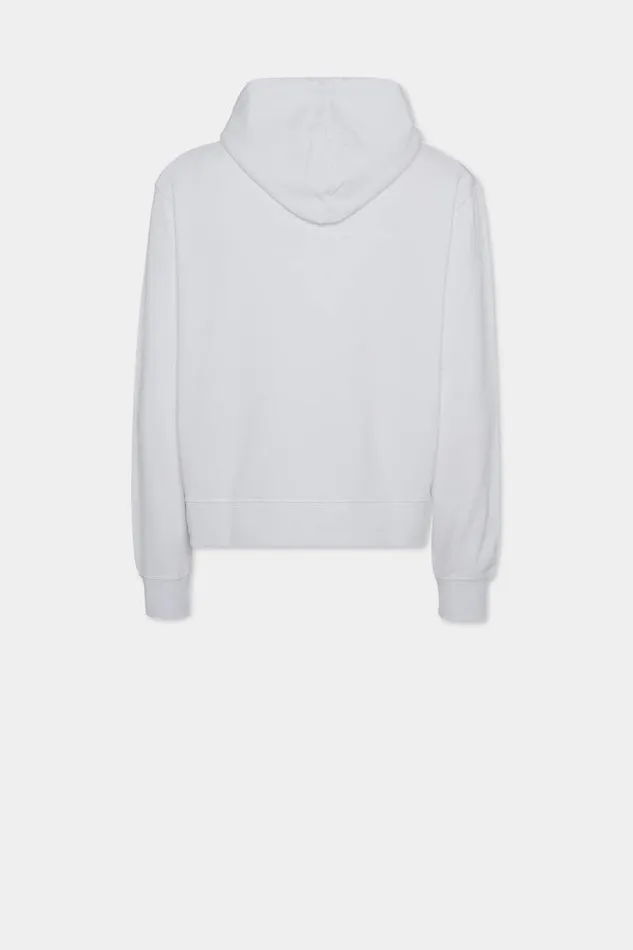 Dsquared2 Sweatshirts Icon Cool Fit Hoodie White 8211 Women