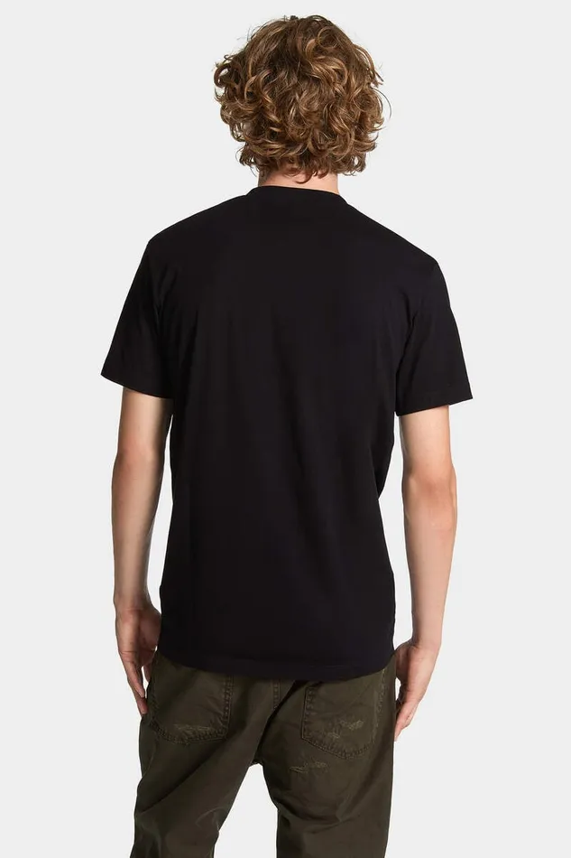 Dsquared2 TShirts and Polo Cool Fit Velvet Logo TShirt Black 8211 Men