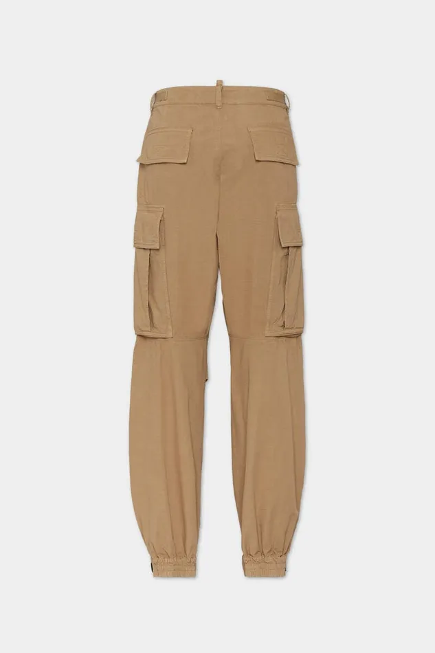 Dsquared2 Trousers Icon New Generation Double Pocket Cargo Pant Khaki 8211 Women