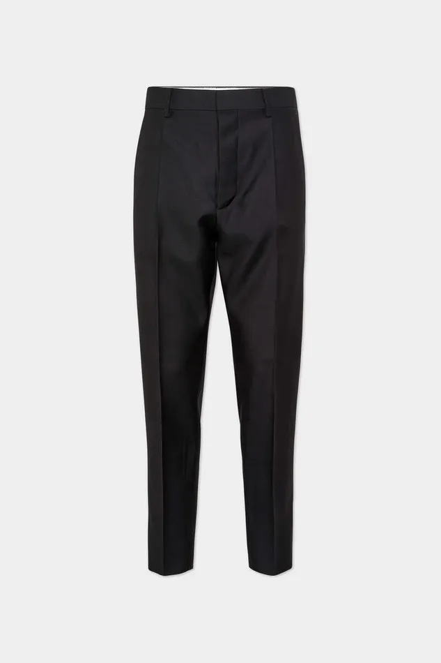 Dsquared2 Trousers One Pleat Aviator Pant Black 8211 Men