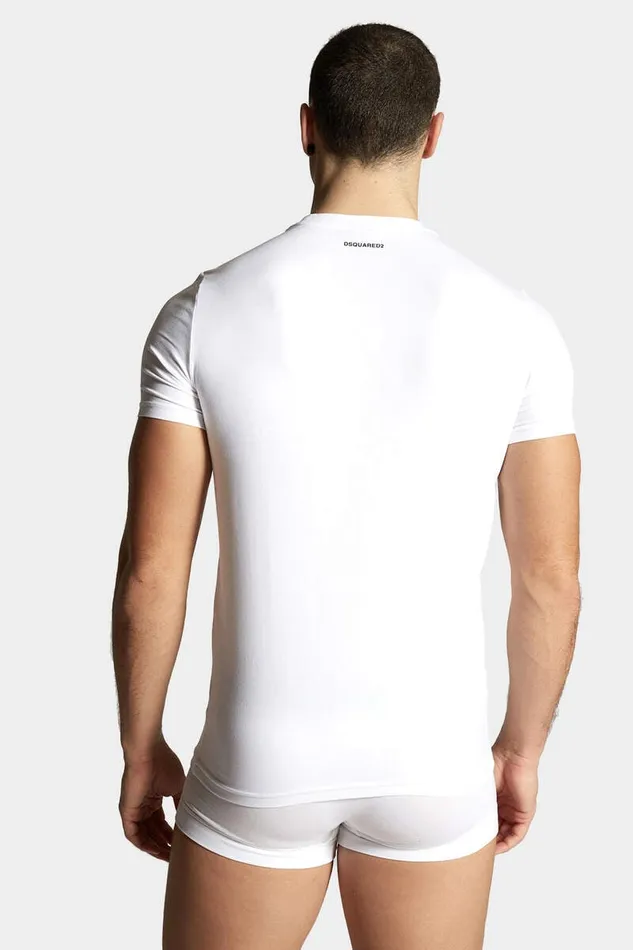 Dsquared2 Underwear Basic Basic TShirt Twin Pack White 8211 Men