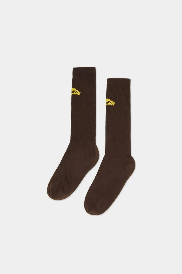 Dsquared2 Underwear Icon New Generation Socks Brown 8211 Men