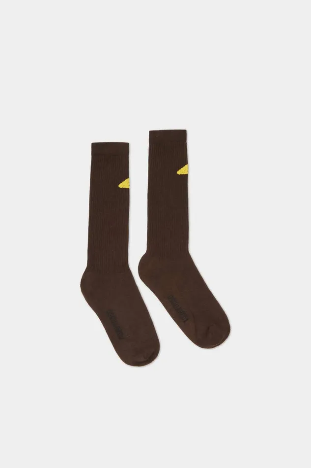 Dsquared2 Underwear Icon New Generation Socks Brown 8211 Men