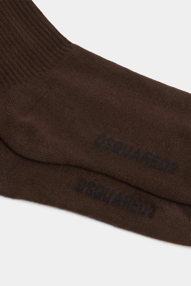 Dsquared2 Underwear Icon New Generation Socks Brown 8211 Men