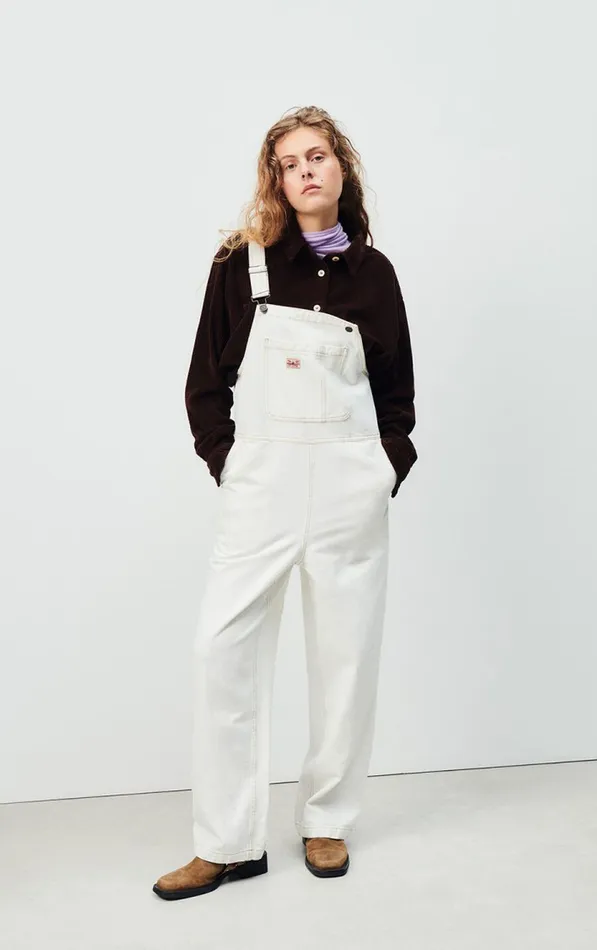 Dungarees Jozastreet Off White Women American Vintage Jumpsuits and Overalls