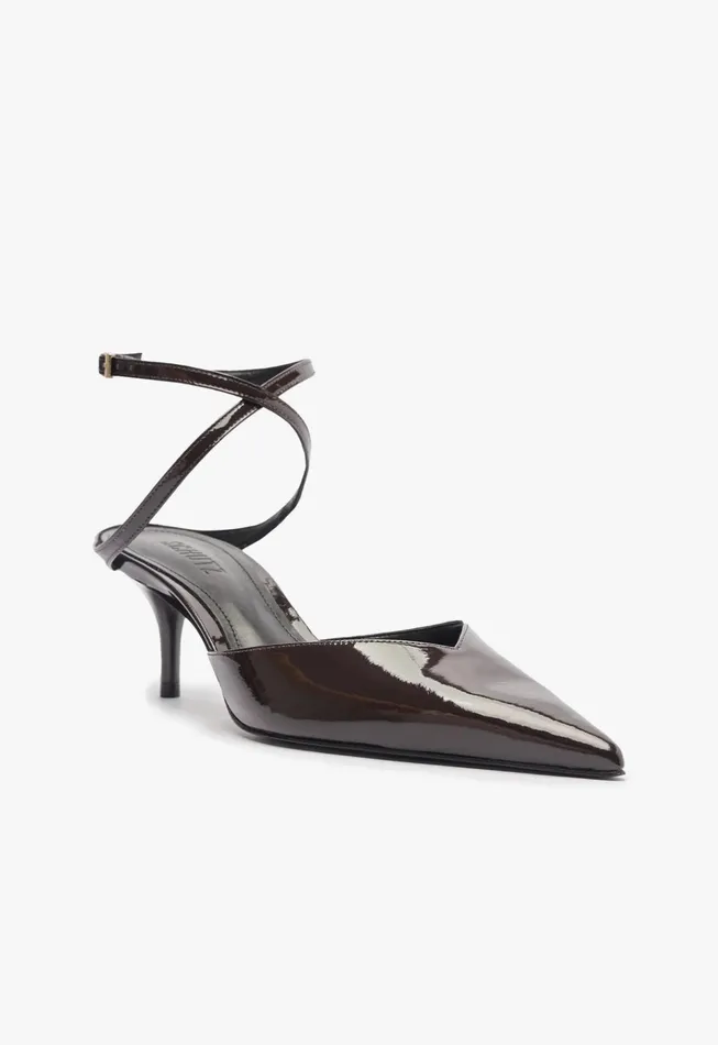 Elise Patent Leather Pump Dark Brown Women Schutz Shoes
