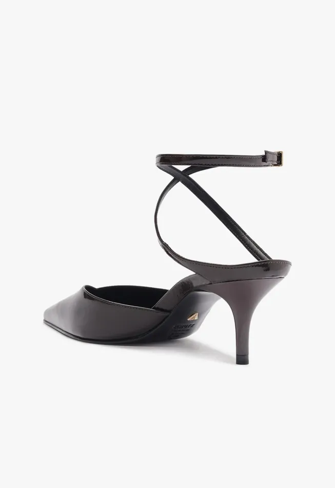 Elise Patent Leather Pump Dark Brown Women Schutz Shoes