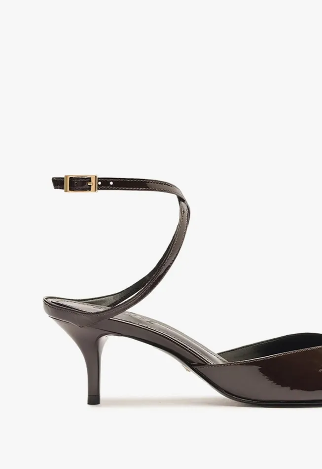 Elise Patent Leather Pump Dark Brown Women Schutz Shoes