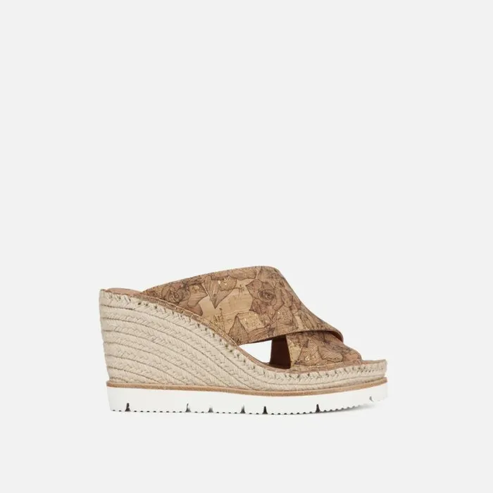 Elyssa Floral Cork XBand Slide Naturalgold Women Kenneth Cole Gentle Souls