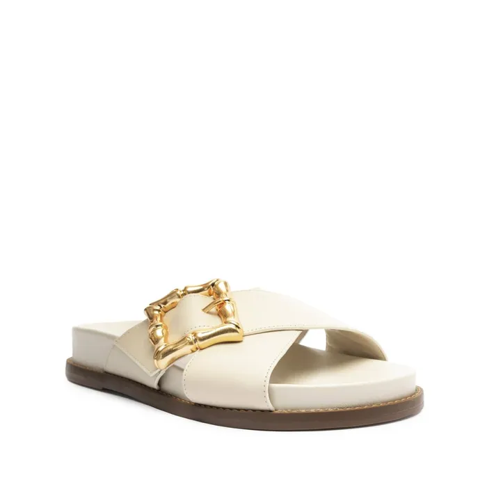 Enola Crossed Sporty Sandal Pearl Women Schutz Shoes Enola