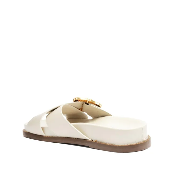 Enola Crossed Sporty Sandal Pearl Women Schutz Shoes Enola